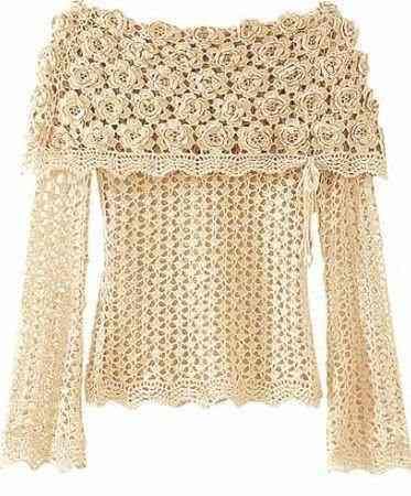 Linda Blusa De Croche