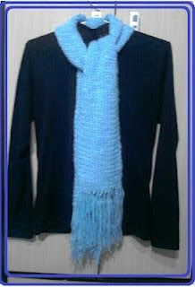 cachecol azul